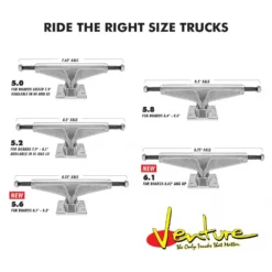 Venture 5.0 Low Trucks -Ski Promotional Store 5 0 low trucks p6896 21685 image