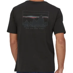 Patagonia '73 Skyline Organic Tee - Black -Ski Promotional Store 73 skyline organic tee black p9511 40161 zoom