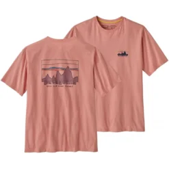 Patagonia '73 Skyline Organic Tee - Sunfade Pink -Ski Promotional Store 73 skyline organic tee sunfade pink p9512 40165 image