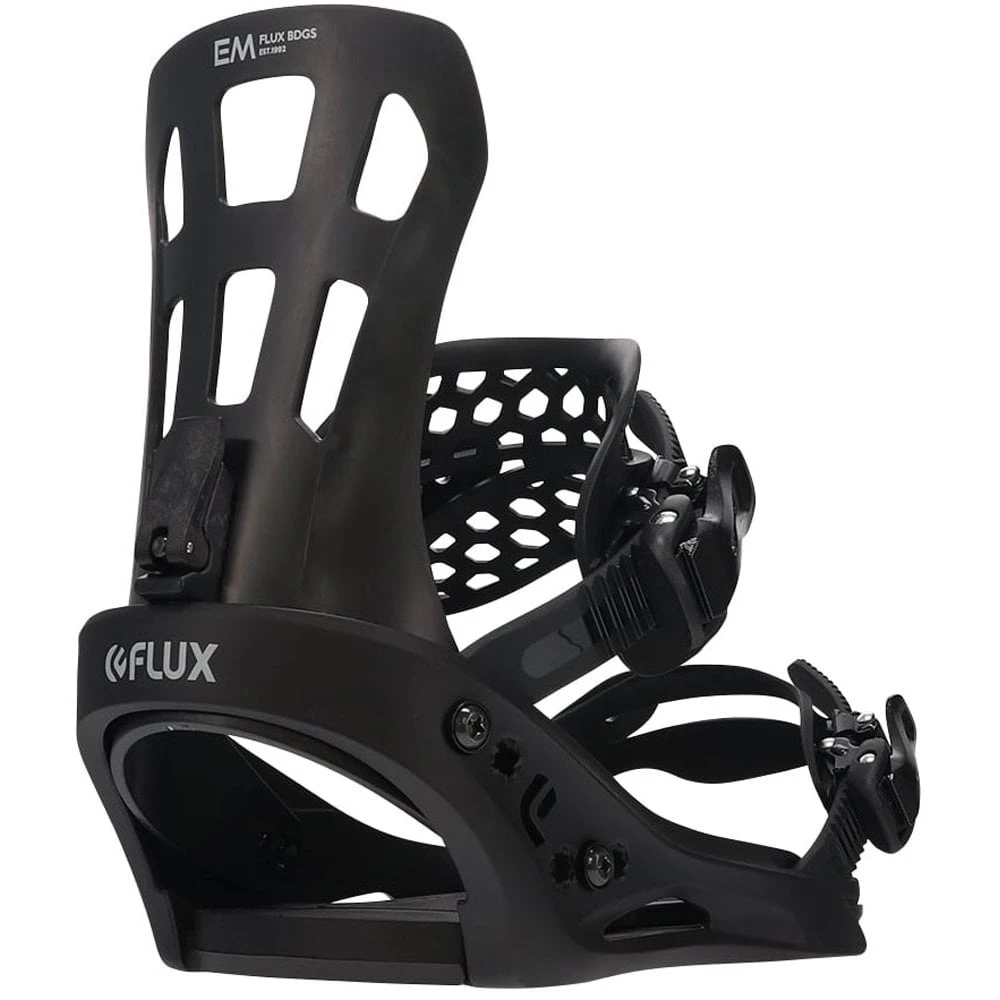 EM Snowboard Bindings - Black 1 EM Snowboard Bindings - Black