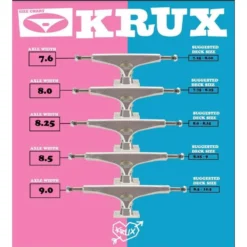 Krux K5 Stranger Things Crew Skateboard Trucks 8.5" -Ski Promotional Store k5 stranger things crew skateboard trucks 8 5 p8817 34659 image