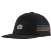 Patagonia Line Logo Ridge Stripe Funfarer Cap - Black