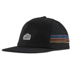Patagonia Line Logo Ridge Stripe Funfarer Cap - Black