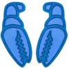 Crab Grab Mega Claws - Double Blue
