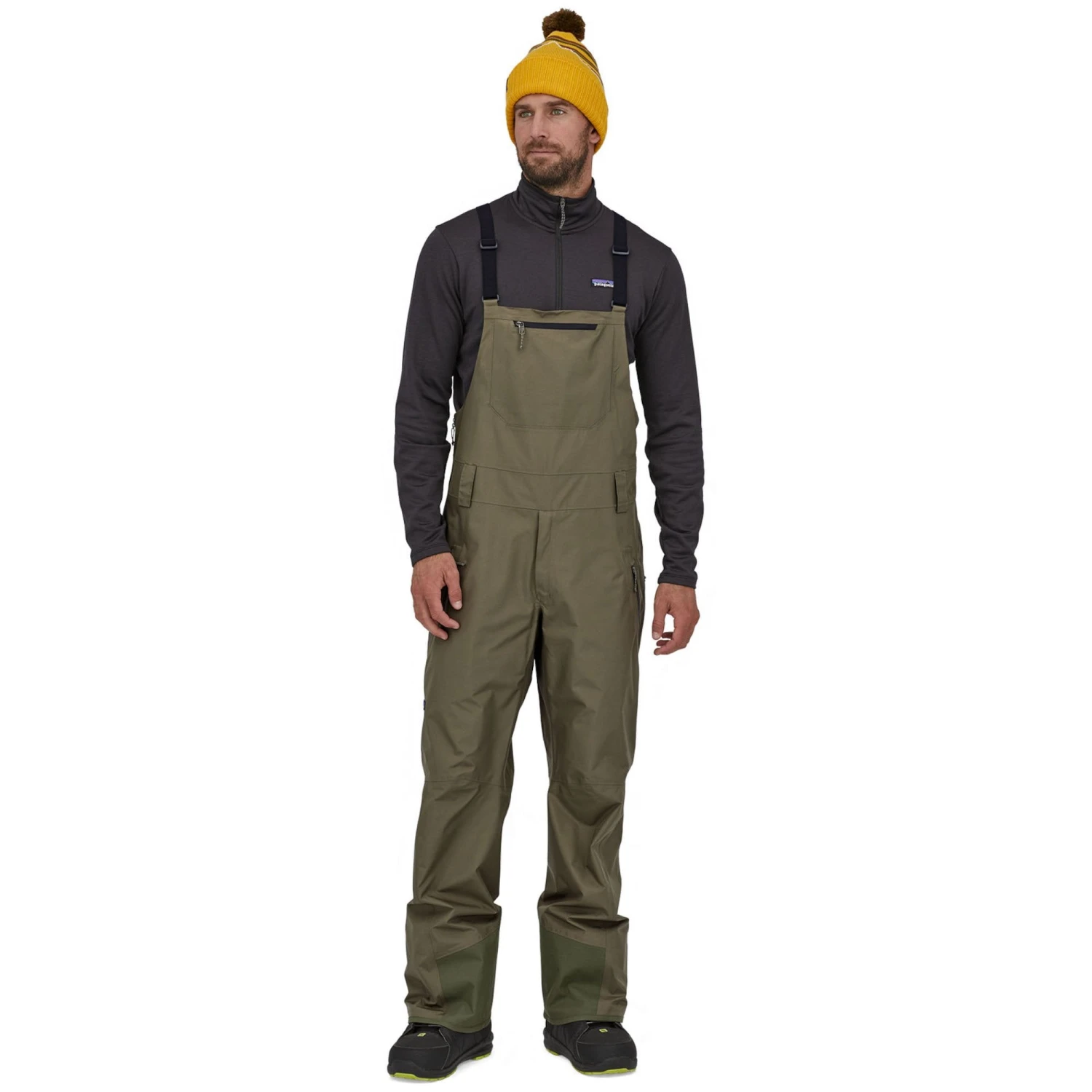 Patagonia Men's Powder Town Bibs 2 Patagonia Men's Powder Town Bibs - Image 2