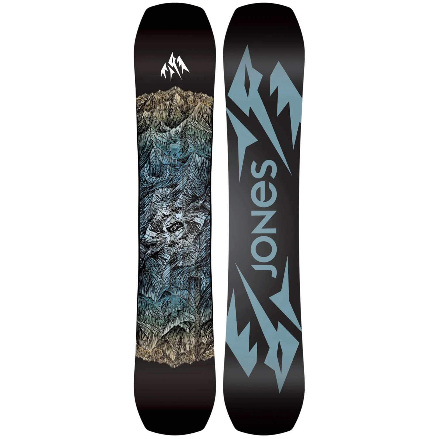 Jones Mountain Twin Snowboard 2024 1 Jones Mountain Twin Snowboard 2024