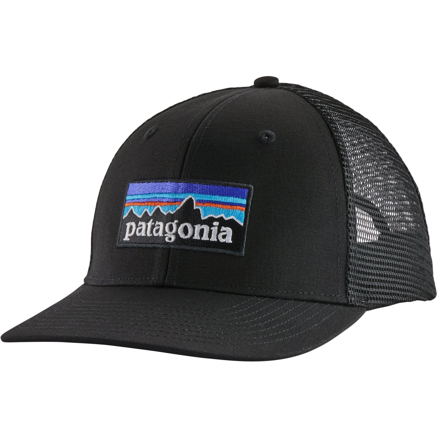 Patagonia P-6 Logo Trucker Hat - Black 1 Patagonia P-6 Logo Trucker Hat - Black