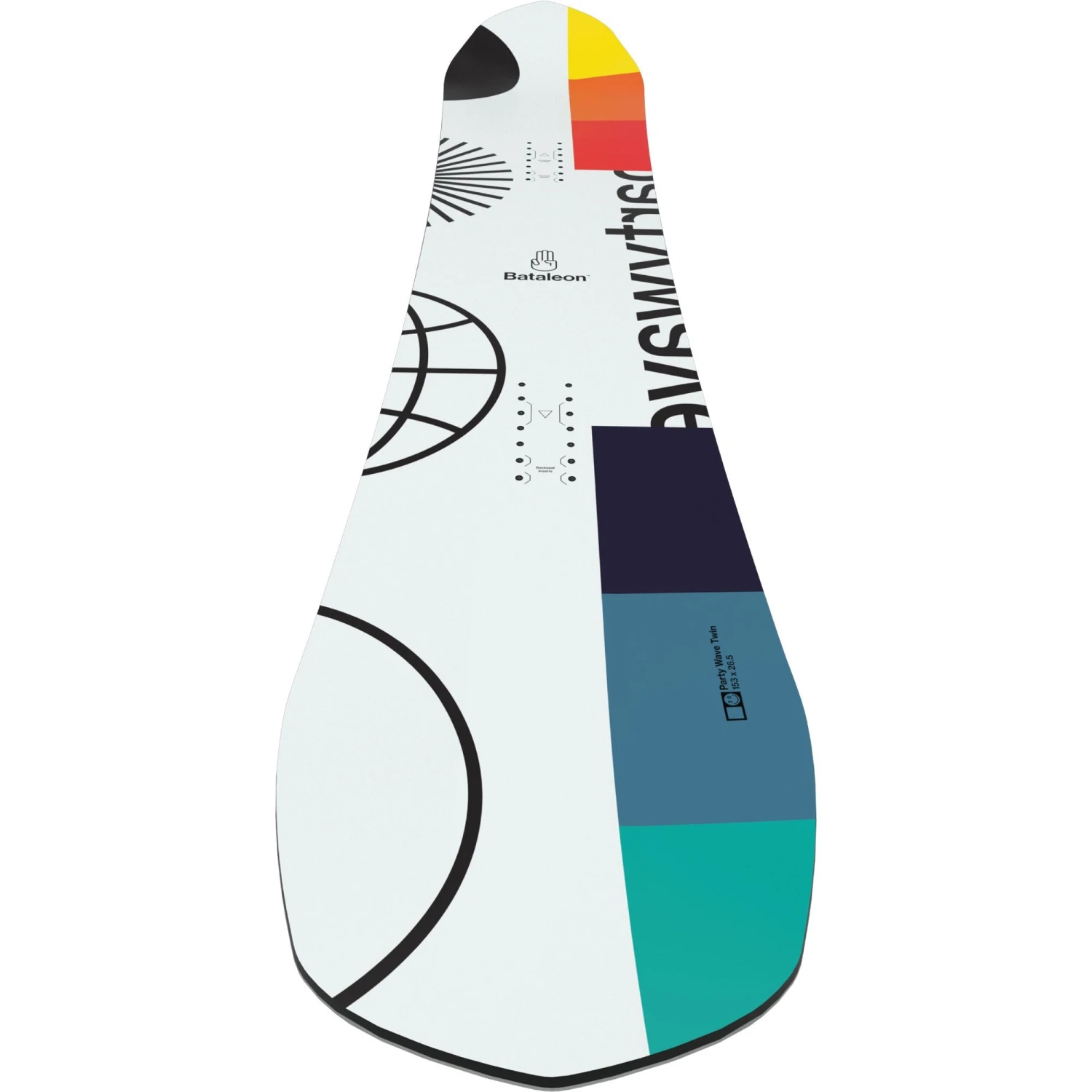 Bataleon Party Wave Twin Snowboard 2024 3 Bataleon Party Wave Twin Snowboard 2024 - Image 3