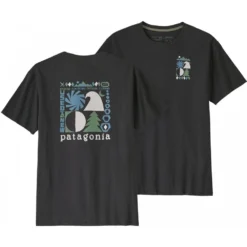 Patagonia Spirited Seasons Organic Tee - Ink Black -Ski Promotional Store spirited seasons organic tee ink black p9516 40193 image