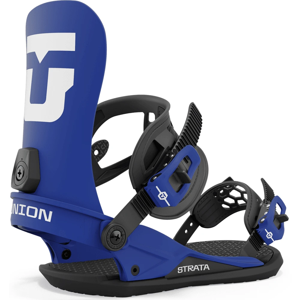 Union Strata Snowboard Bindings Royal Blue - 2024 1 Union Strata Snowboard Bindings Royal Blue - 2024
