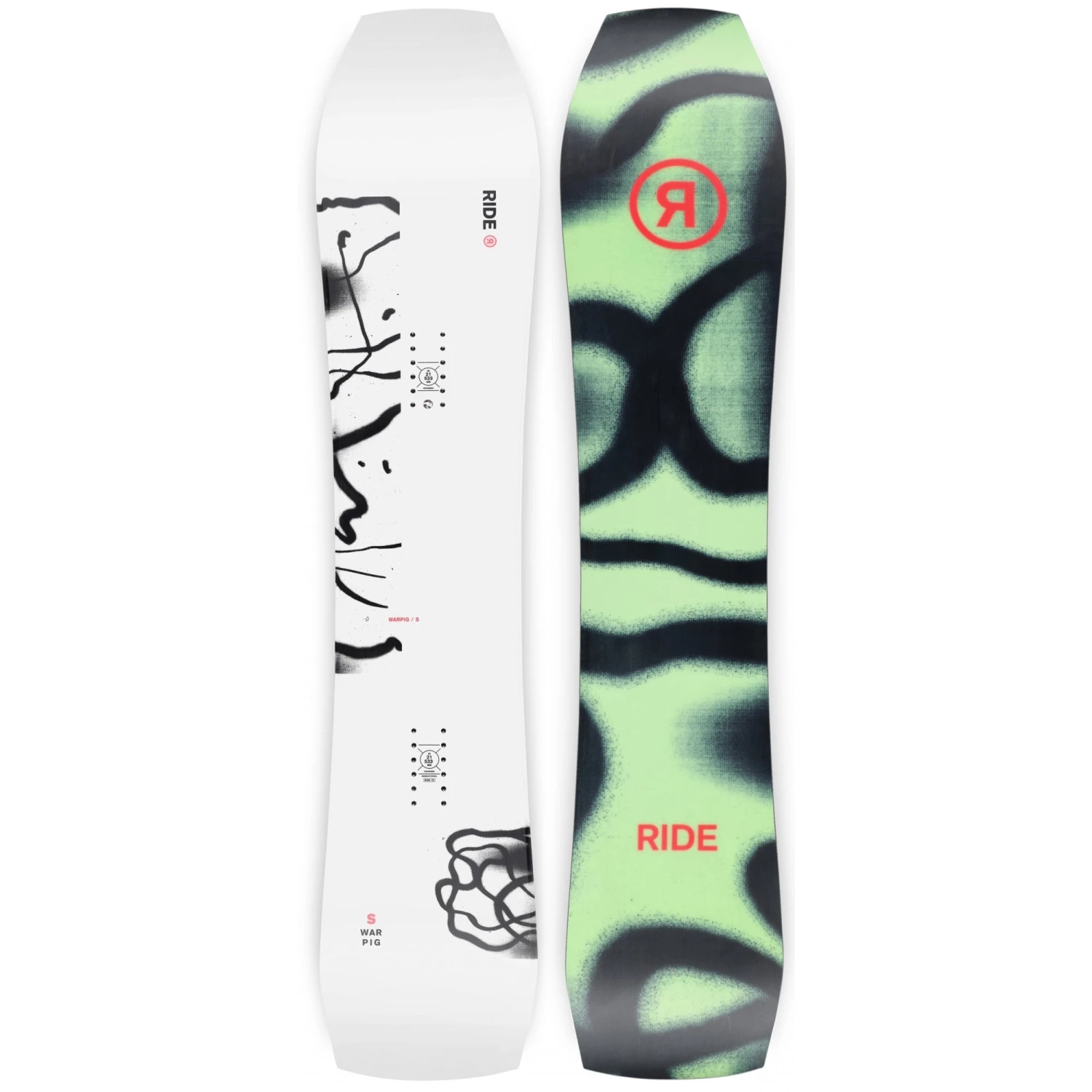 RIDE Warpig Snowboard 2024 1 RIDE Warpig Snowboard 2024